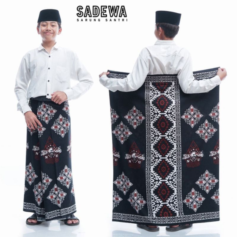 Sarung Santri Motif Kawung NU Sarung Anak Sarung Goyor Printing Palaikat Lukis Cap SD SMP Sarung Pre