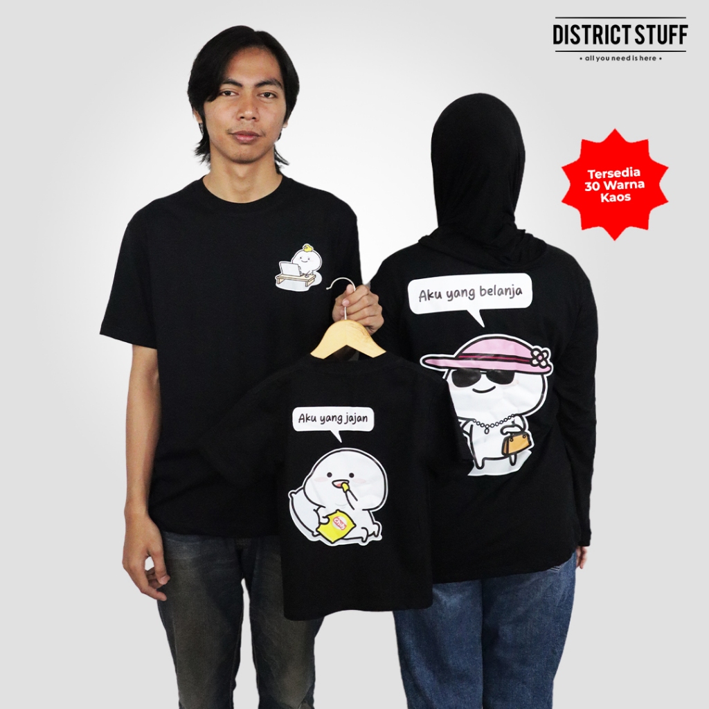 Districtstuff Kaos Custom Couple Keluarga Pentol