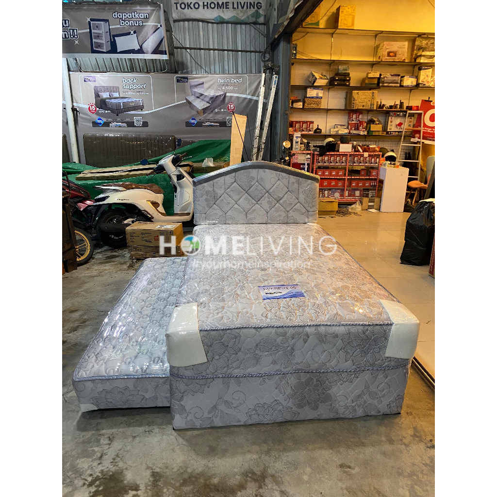 HOMELIVING-SPRINGBED - 2 IN 1 - EVEREST - SPRINGBED SORONG TARIK
