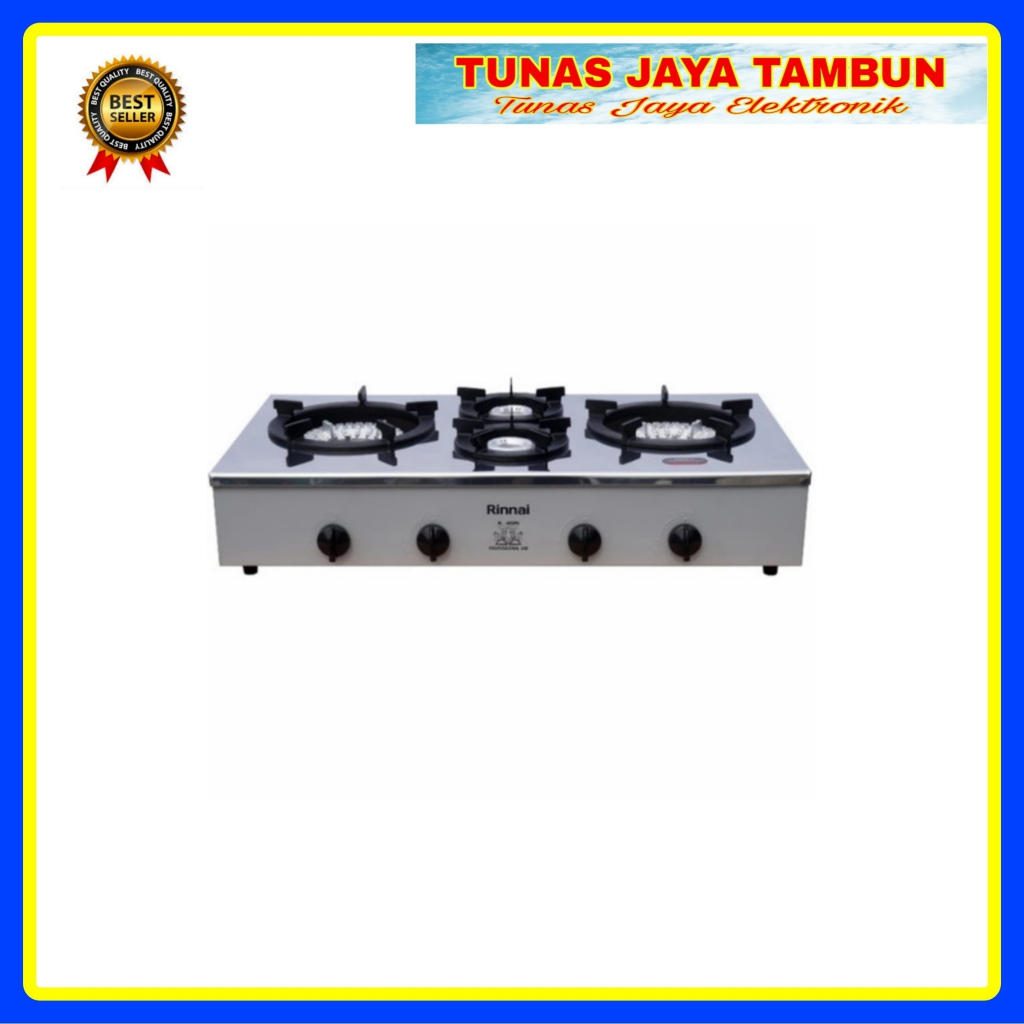 KOMPOR GAS RINNAI RI 4 RSPN / KOMPOR GAS 4 TUNGKU RINNAI 4 RSPN / KOMPOR GAS RINNAI 4 TUNGKU LOW PRE