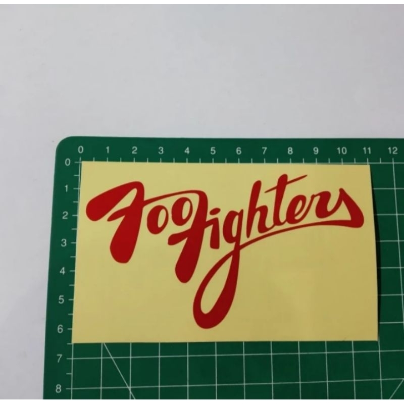 

stiker cutting foo fighters