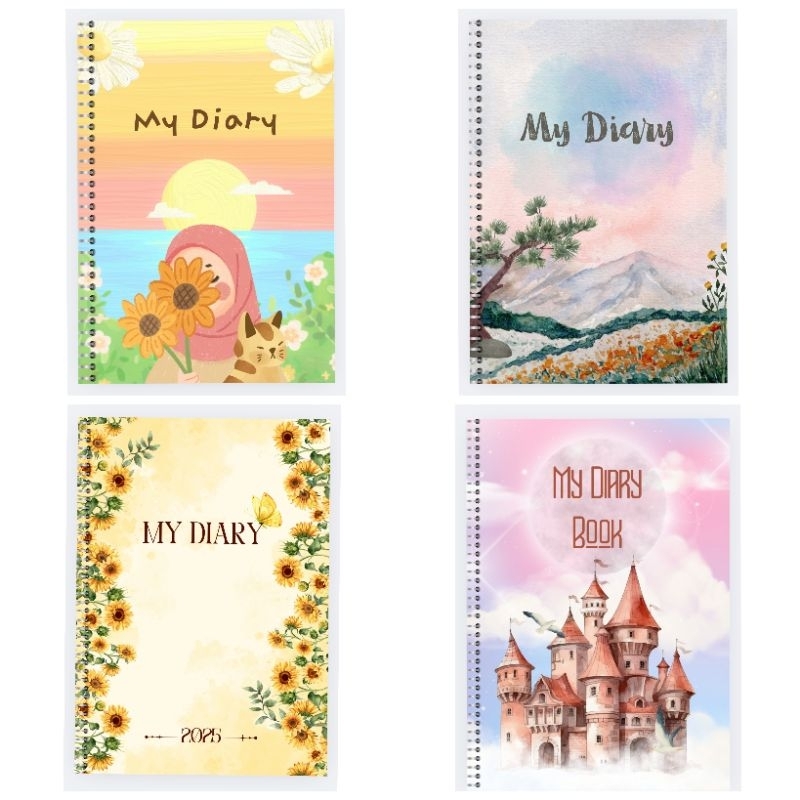 

Notebook Diary Journal A5 Aesthetic Custom Nama