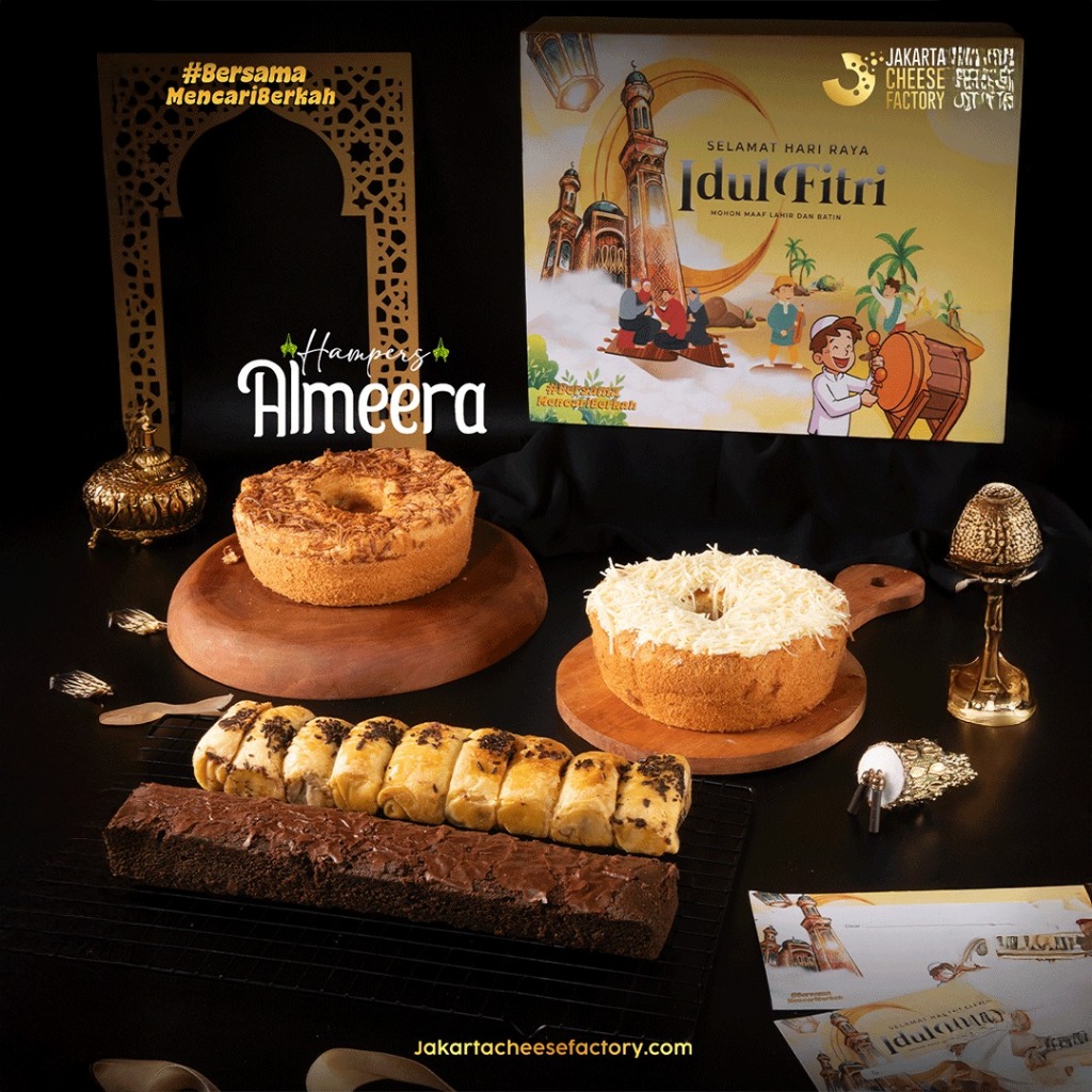 

HAMPERS ALMEERA ISI 4 JAKARTA CHEESE FACTORY