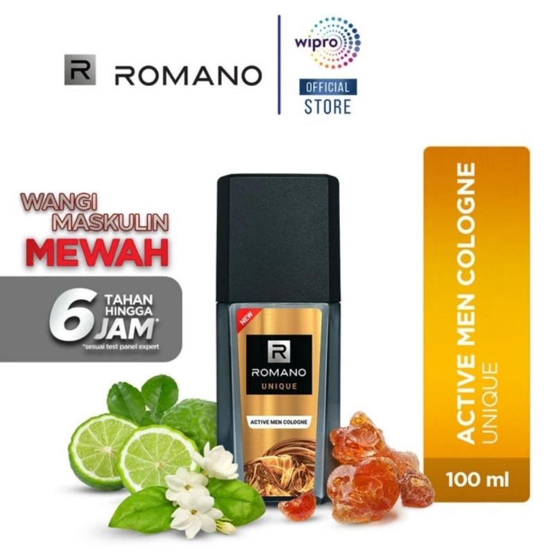 ROMANO Active Men Cologne Unique 100ml  - Parfum Pria