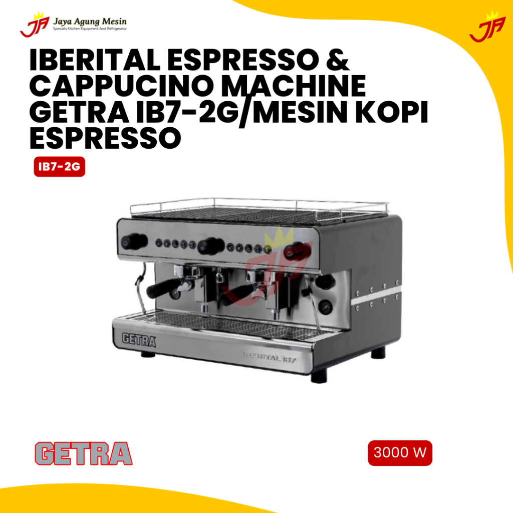 GETRA Iberital Espresso & Cappucino Machine Getra IB7-2G/Mesin Kopi Espresso