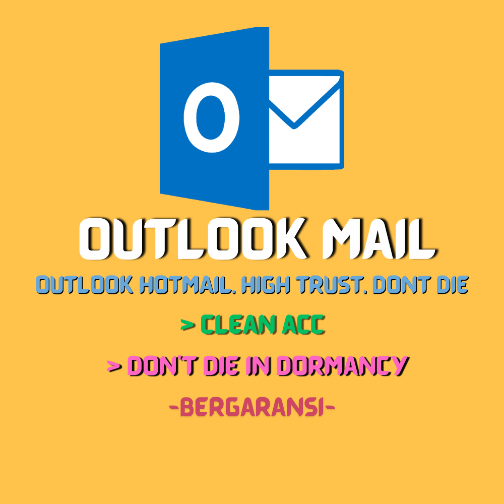 JUAL OUTLOOK/HOTMAIL FRESH VALID SIAP PAKAI