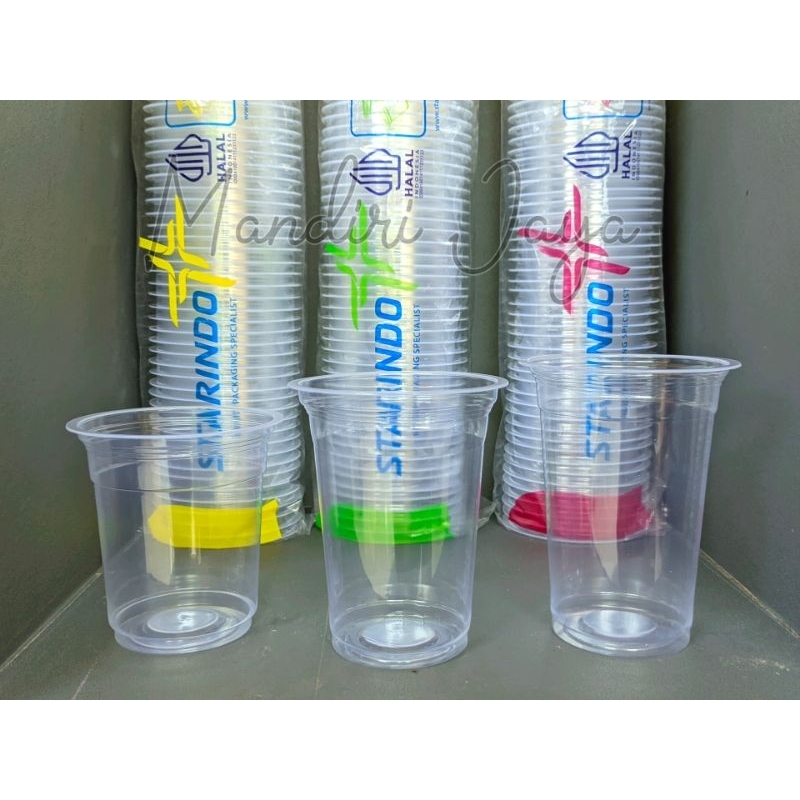 

Ukf5Pc6F4H (Kuliner.Kita) Cup Gelas Plastik Pop Ice Dll, 12.14 Dan 16 Oz Bening Starindo 5Gram ( Isi