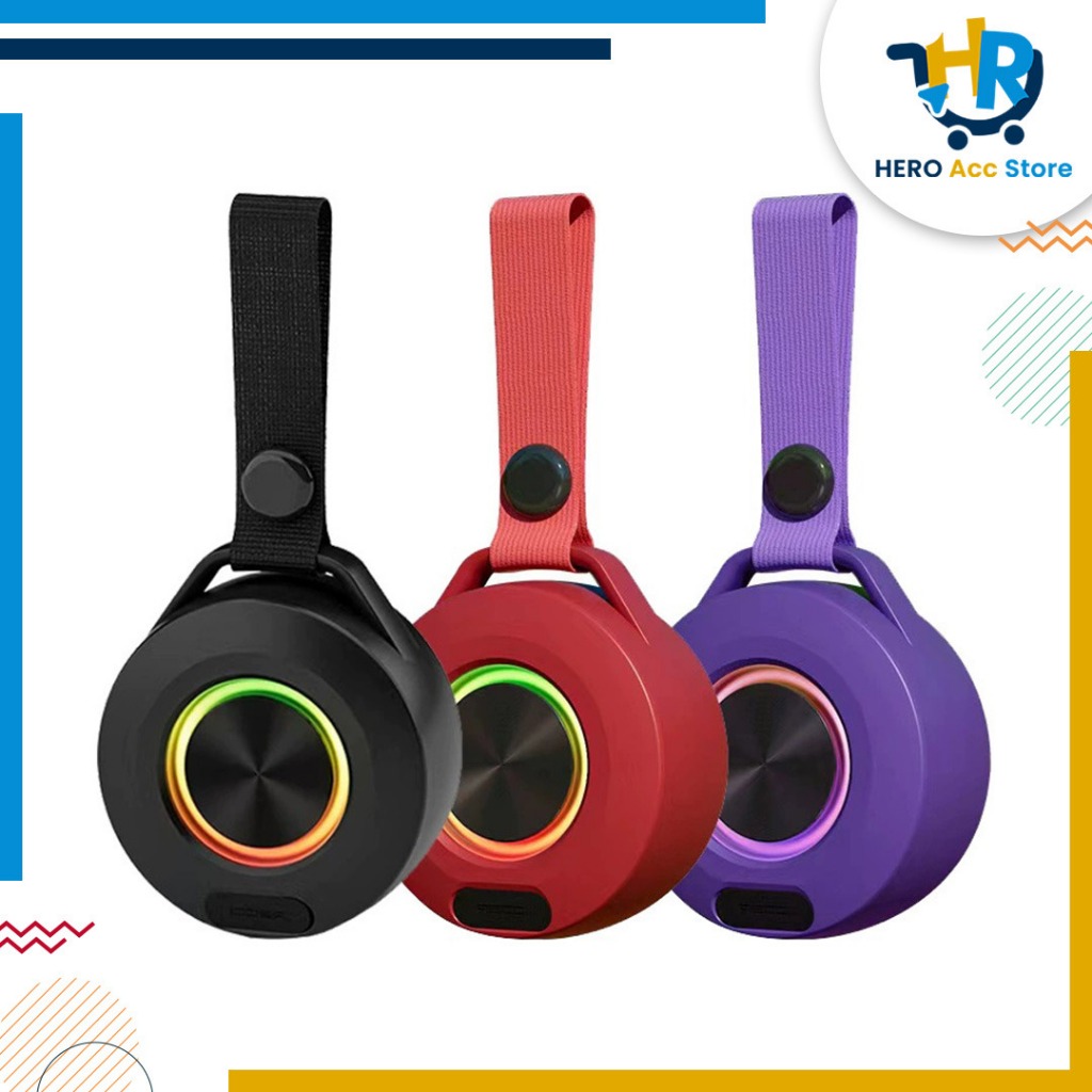 HR 49 Speaker Wireless Bluetooth Splashproof - Speaker anti air super bass