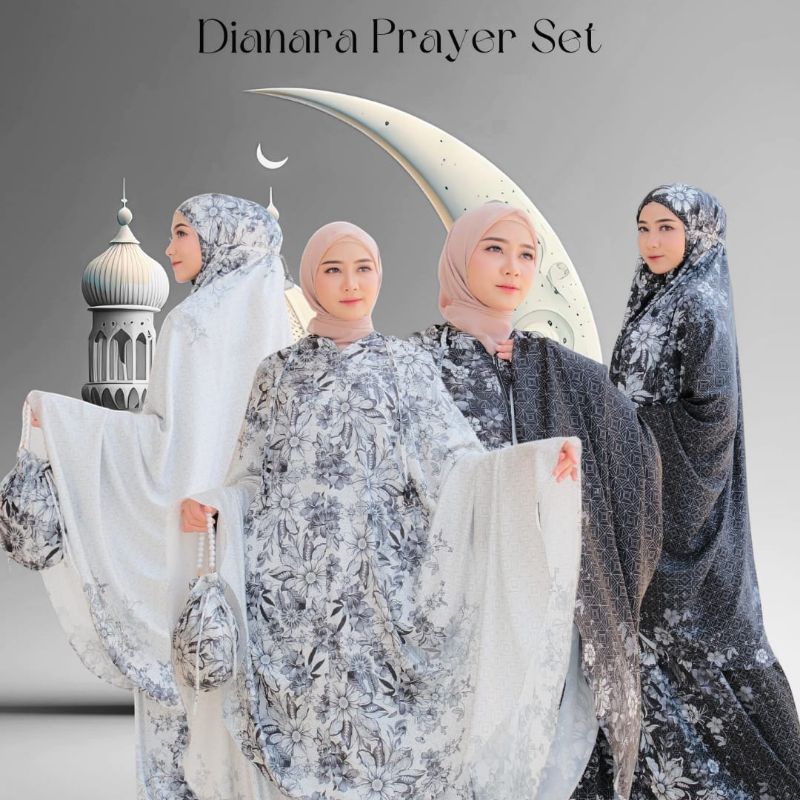 MUKENAH SET DIANDRA by Ori Viola Hijab/Prayer Set Diandra By Viola Hijab/Mukena Viral Terbaru 2025