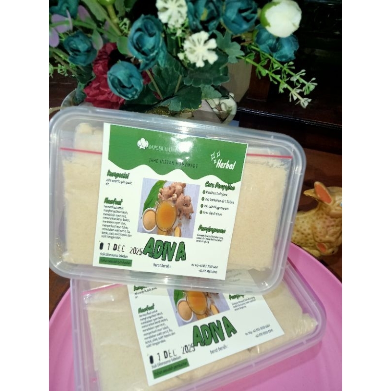 

Minuman serbuk jahe ADIVA 2 in 1.kemasan isi 10 saset