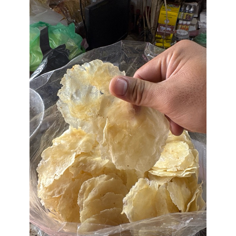 

Emping Aceh Tipis Ukuran Sedang 500G