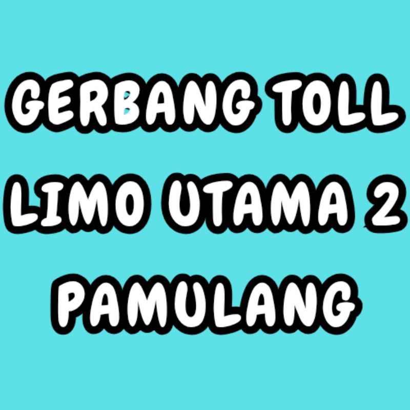 

struk gerbang toll Pamulang, harga per struk