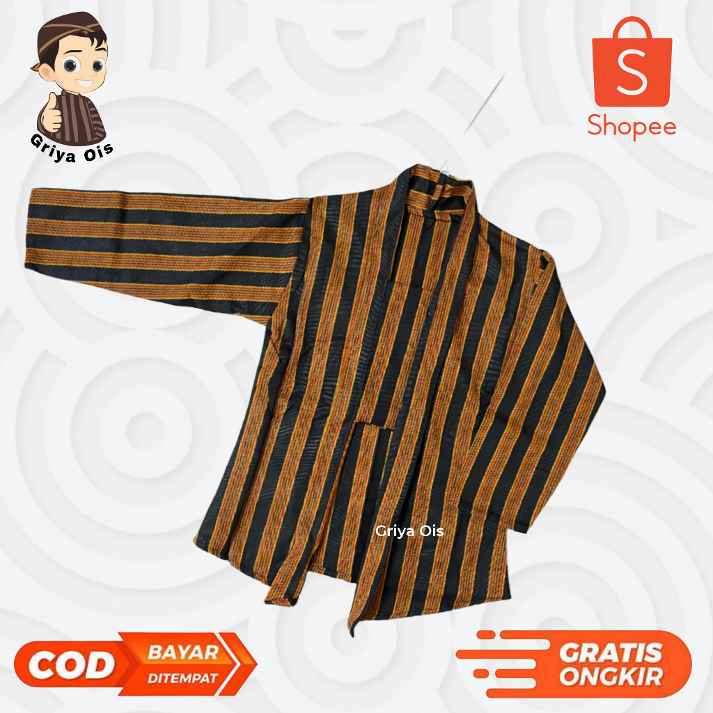 Kebaya Anak Lurik / Kebaya Lurik Anak / Baju Lurik Anak