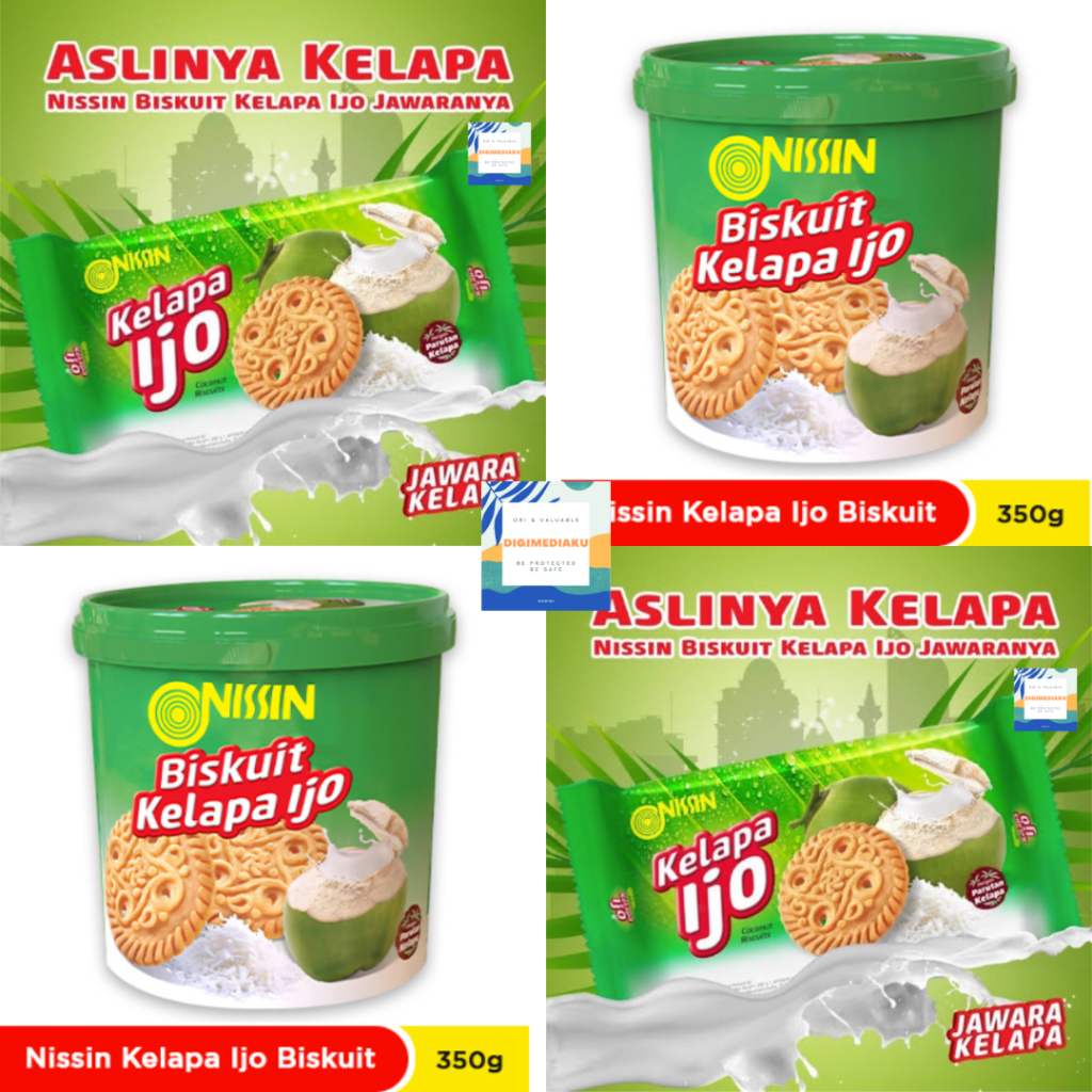 

Nissin Biskuit Kelapa Ijo 280 gr Nissin Coconut Biscuit 280 gr Nissin Biskuit Kelapa Ijo 350 gr