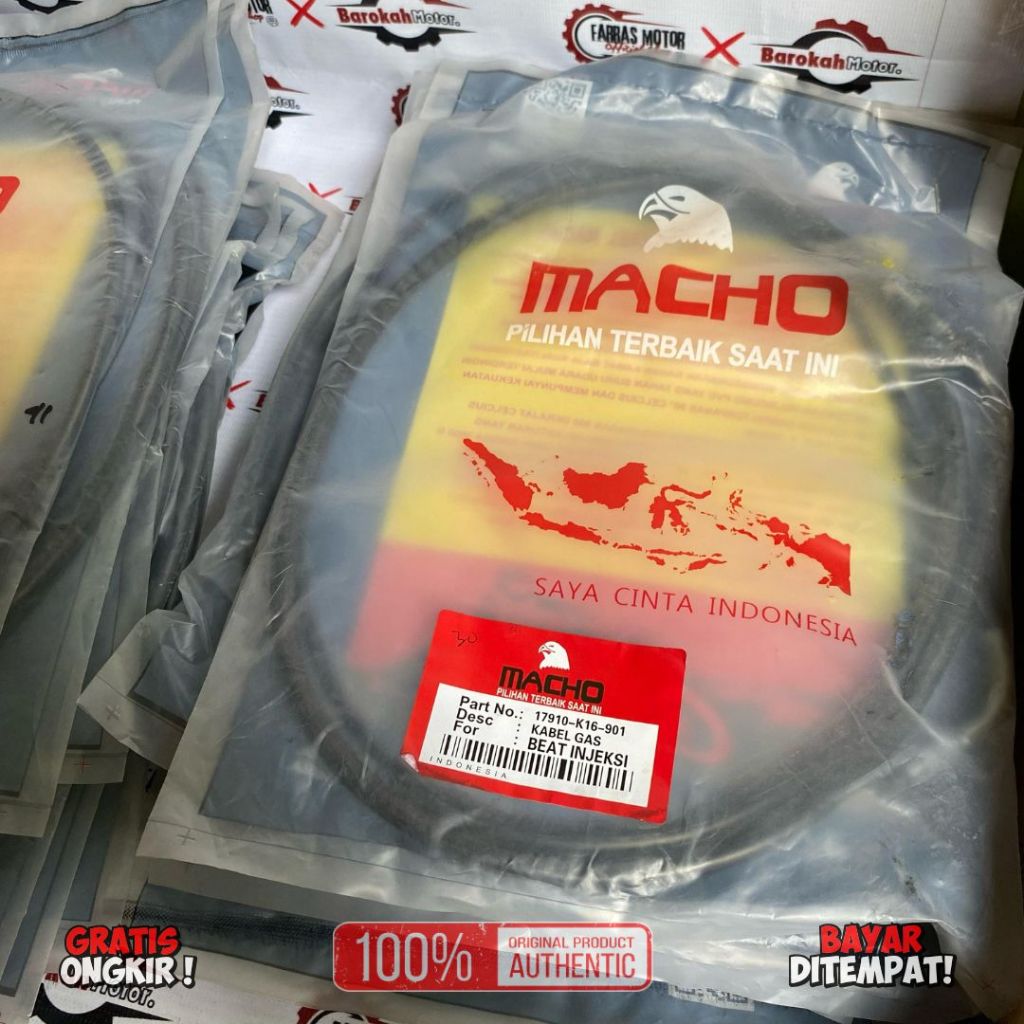 KABEL GAS MOTOR HONDA BEAT FI SCOOPY FI (INJEKSI)