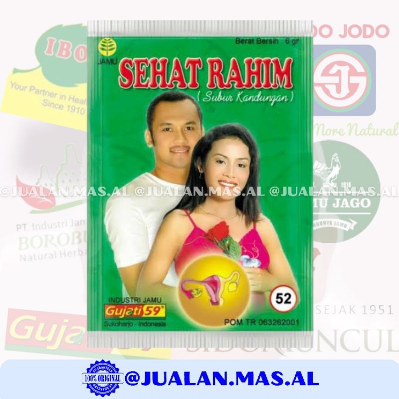 GUJATI - JAMU SEHAT KANDUNGAN / SEHAT RAHIM (ISI 10 SACHET)