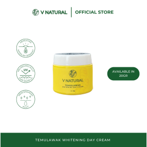 [BPOM HALAL] VNatural / V Natural Day Cream/Krim Pagi Temulawak 20gr (official-100% original)