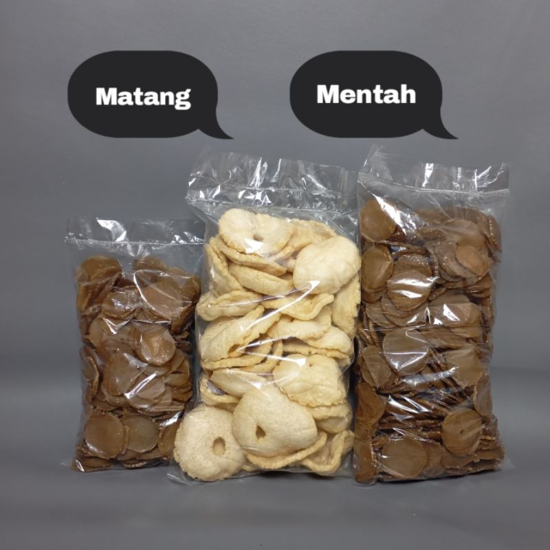 

250GR/500GR/1KG Kerupuk Puli Rasa Bawang Terasi Kemasan Mentah