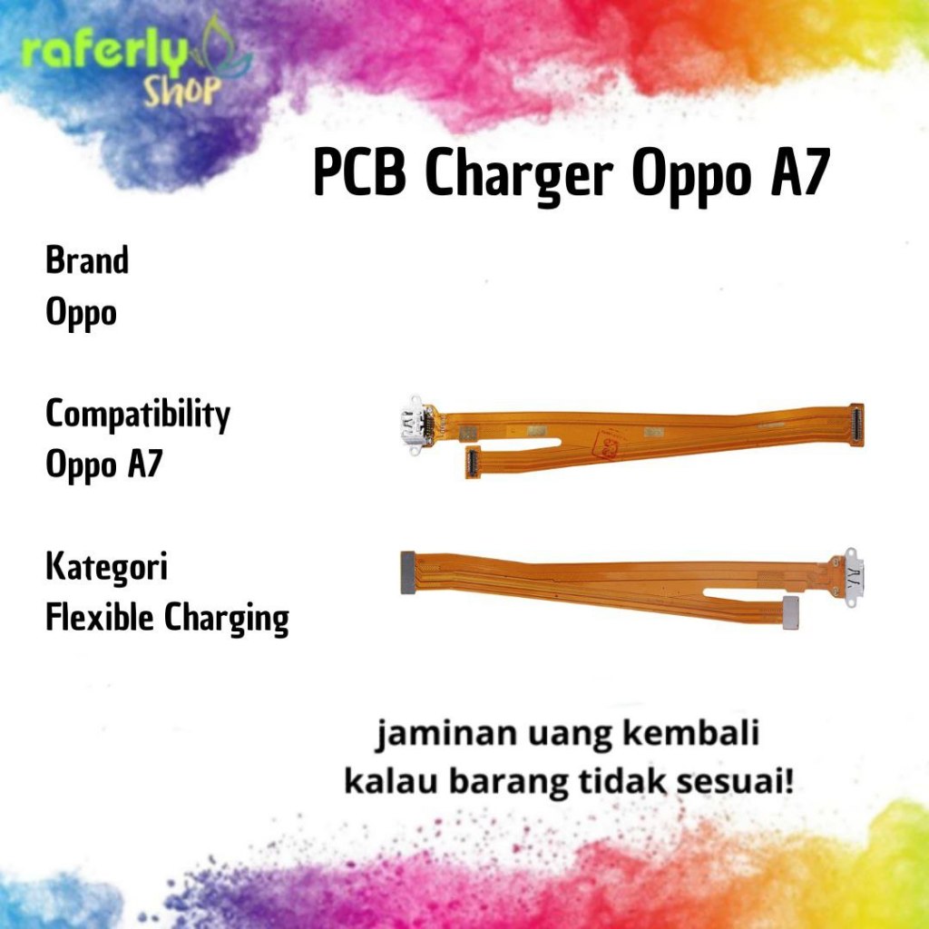 Raferlyshop Flexible Charging / PCB Charger Oppo A7