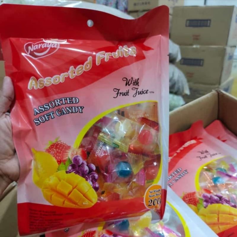 

NARAYA PERMEN JELLY RASA BUAH-BUAHAN 200gram MANGGA DURIAN