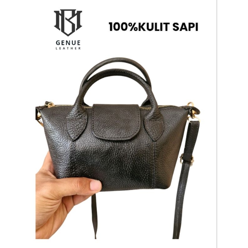 tas selempang full kulit asli model cewek