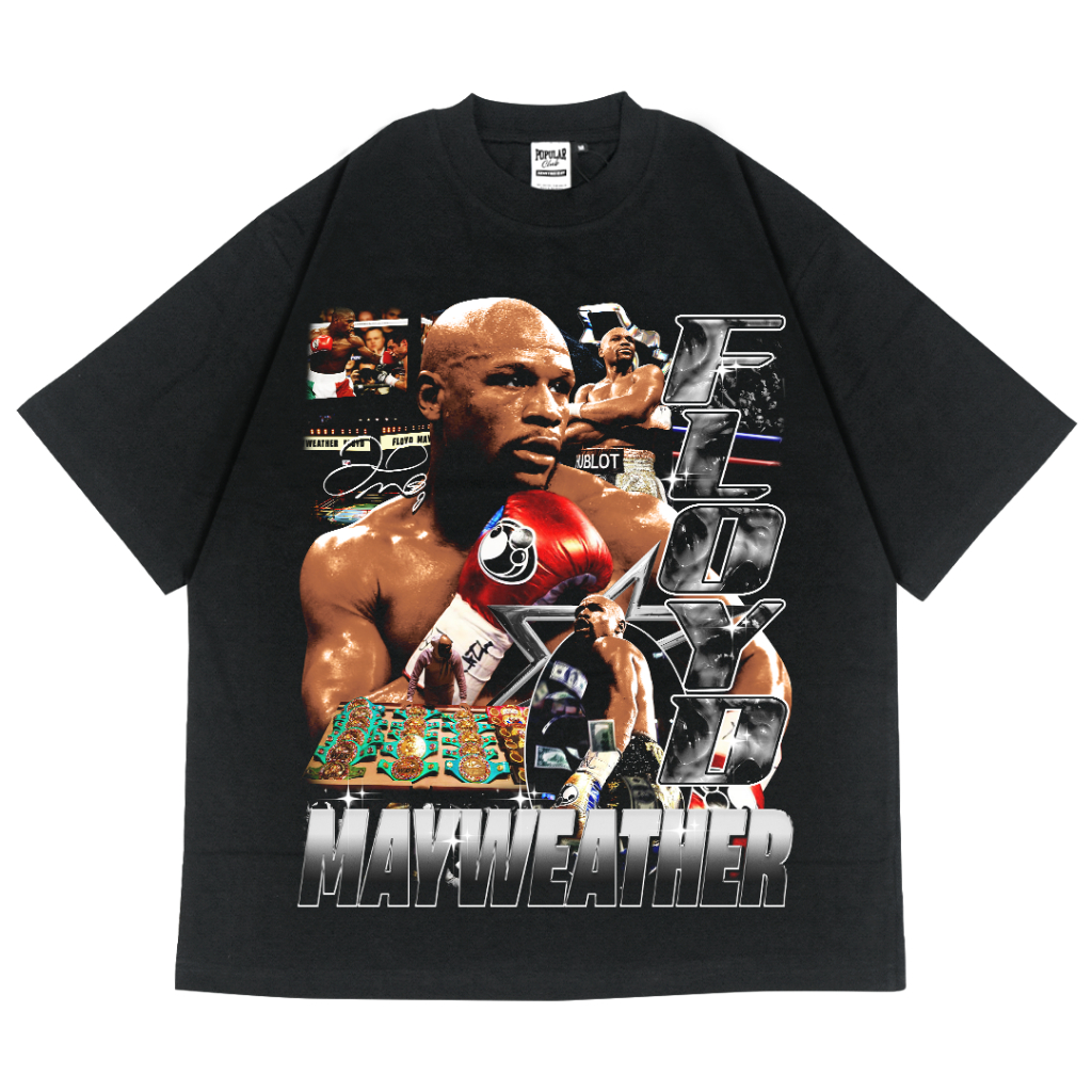 Floyd Mayweather Oversized Vintage T-Shirt – Black