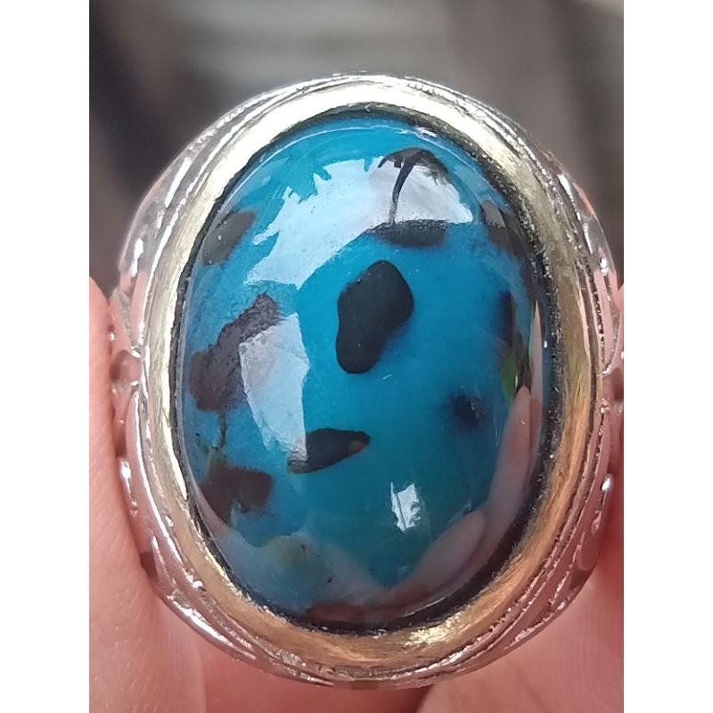 ✅ Natural Bacan Doko Majiko Totol - Material Coklat ( Batu Akik asli Ternate - bukan idocrase giok l
