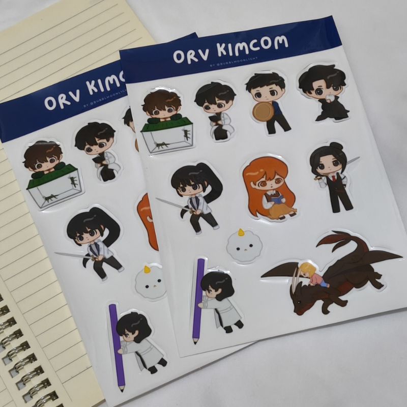 

ORV Sticker Sheet A5 Kimcom Kim Dokjas Company Omniscient Reader's Viewpoint