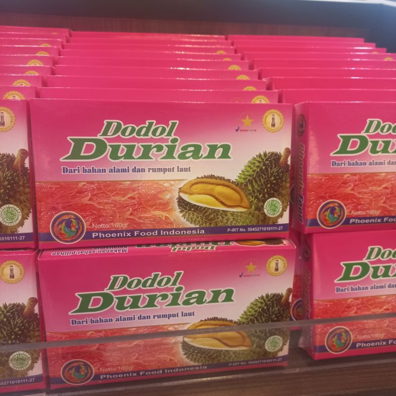 

dodol Rumput Laut Durian BOX 160gr