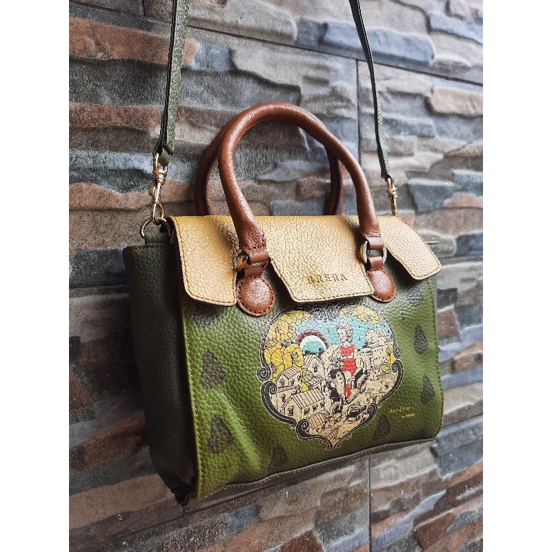 Slingbag/Top Handle Hijau BRERA - TAS PRELOVED BRANDED ORIGINAL