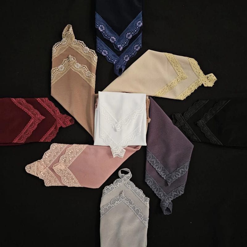 manset tangan renda cincin muslimah/manset tangan renda cincin