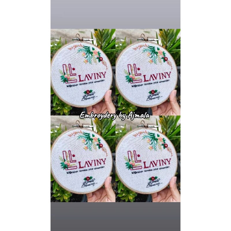 custom Nama/ Embroidery/Rajut/sulamtangan