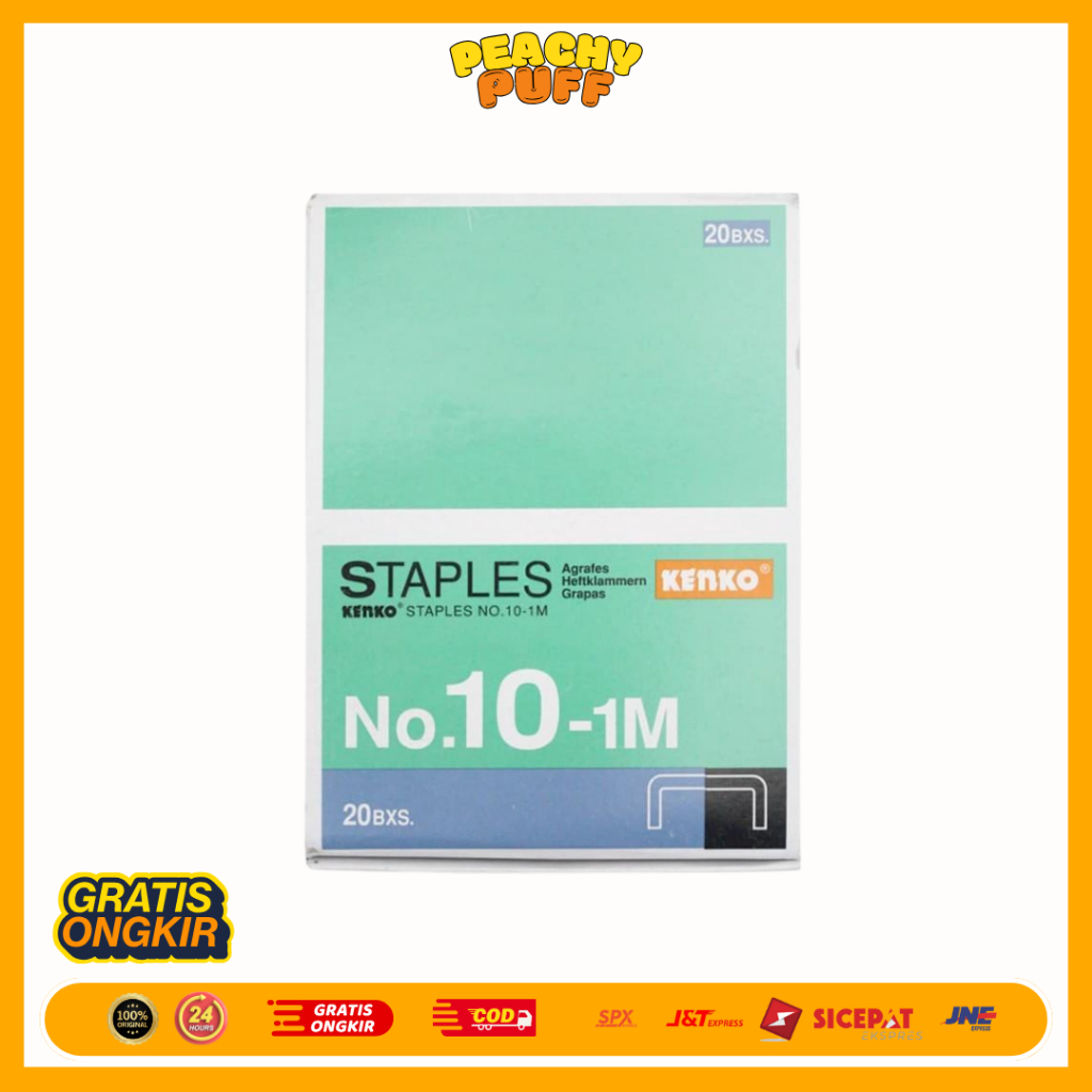 

Isi Staples Stapler 1 pack pengikat perekat kertas plastik