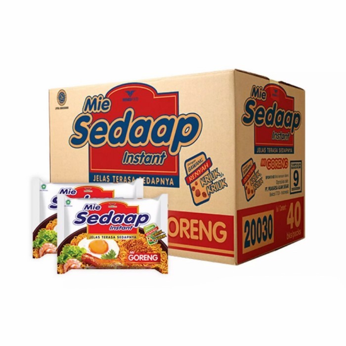 

MIE SEDAAP GORENG/SEDAAP SOTO/SEDAAP AYAM BAWANG PAKET 1 DUS