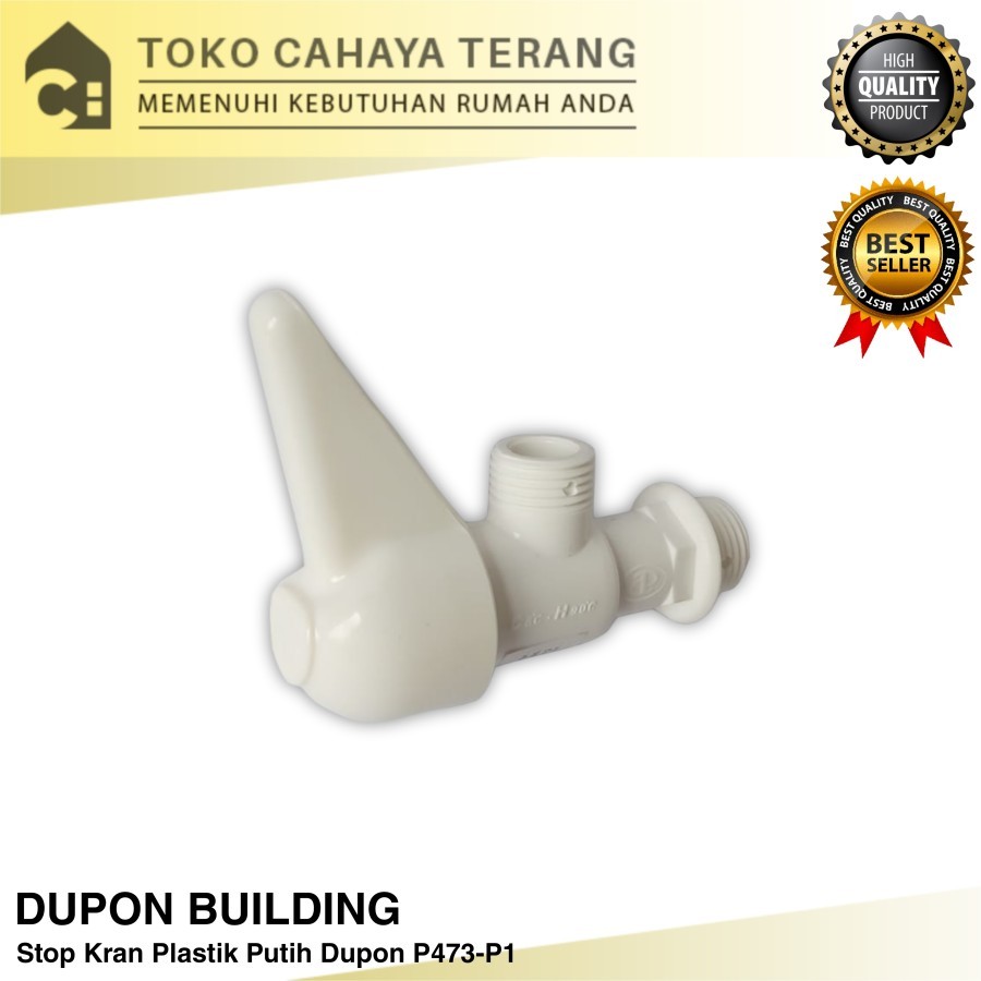 Stop Kran Plastik Dupon P473 / Stop Kran Dupon / Stop Kran 1/2"