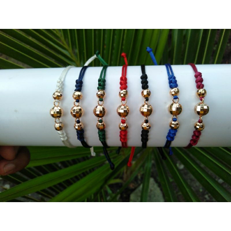PROMO LEBARAN gelang tali gelang serut model Semar Jawa Semar Nusantara lapis emas asli