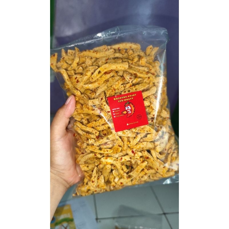 

Basreng bojot ceu mbott basreng pedas daun jeruk 500gram