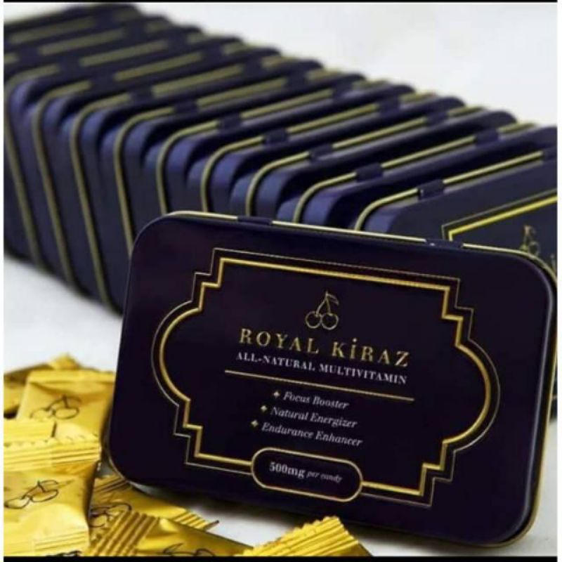 

ROYAL KIRAZ CANDY TURKI ( 1 Kaleng 15 Sachet )