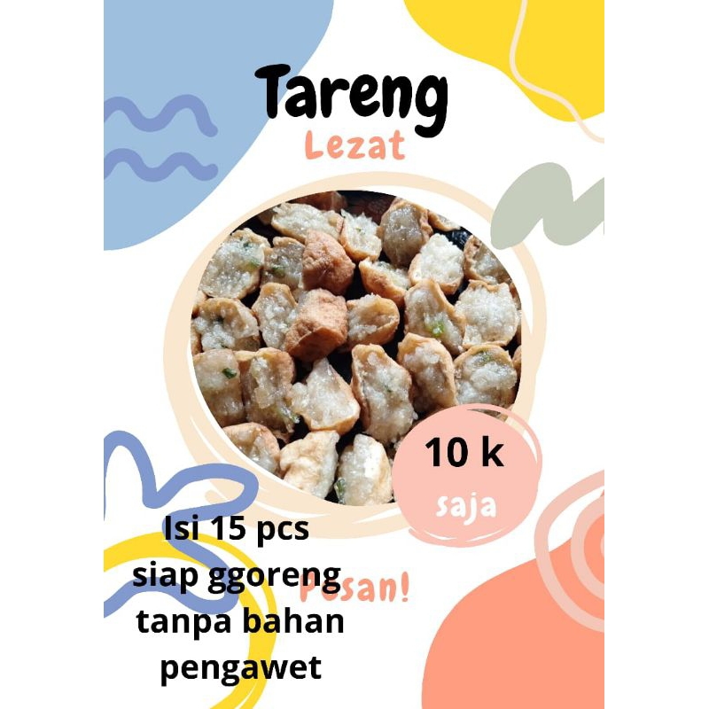 

tareng(tahu dan aci) siap goreng halal tanpa bahan pengawet