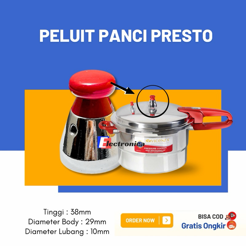 PELUIT PRESTO MULTI / PLUIT BESAR PANCI PRESTO / BANDUL TUTUP UAP PANCI PRESTO UNIVERSAL