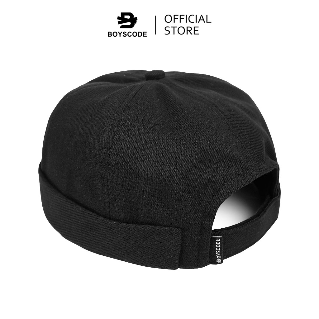 BOYSCODE Peci Mikki Hat Exclusive Hitam Polos / Kopiah Dewasa / Mikihat / Topi Distro Pria