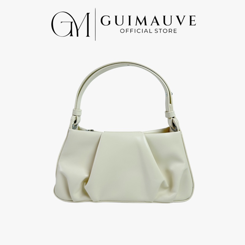 Guimauve - Luna Tas Bahu Wanita Import Hobo Bag Tas Kekinian Tas Korea