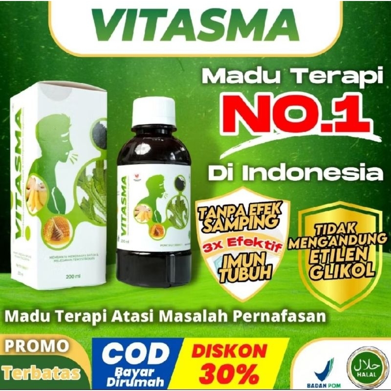 

VITASMA ASLI ORIGINAL MADU HERBAL ATASI ASMA BATUK DAN MASALAH PERNAFASAN
