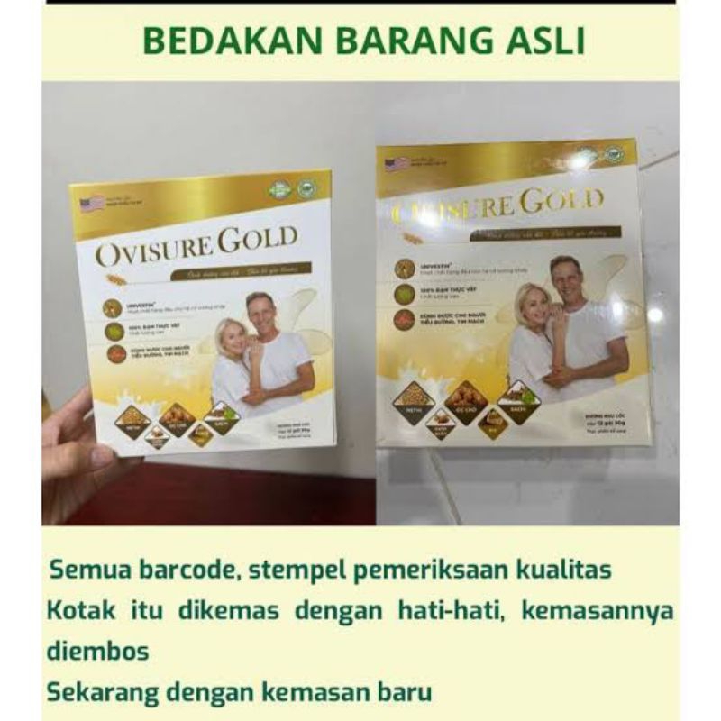 

OVISURE GOLD SUSU TULANG SENDI & SARAF KEJEPIT 100% ORI BPOM