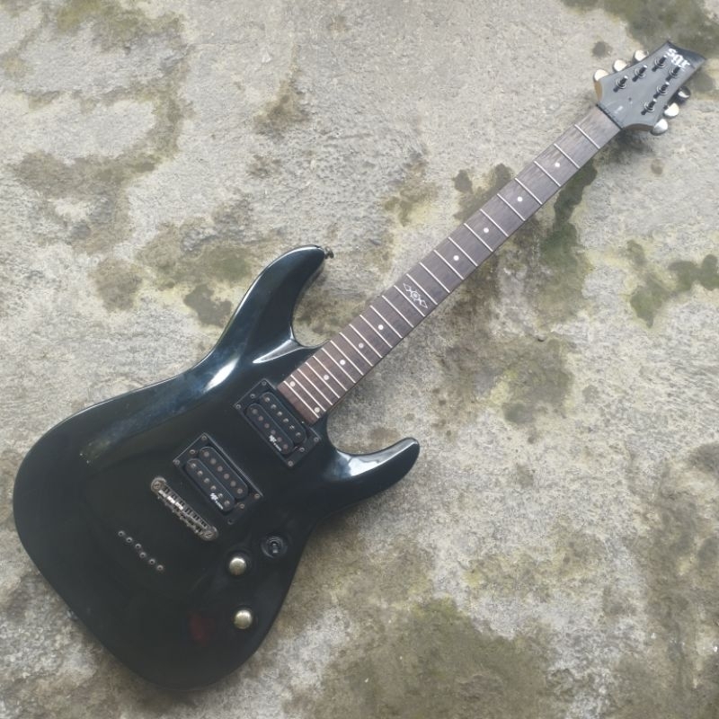 GITAR LISTRIK ORIGINAL C1 SGR BY SCHECTER HITAM SECOND
