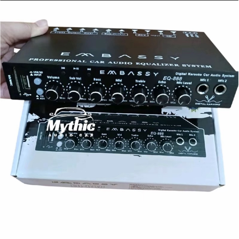 PARAMETRIK EMBASSY KAROKE BLUETOOTH USB PREAMP POWER MOBIL EQ888