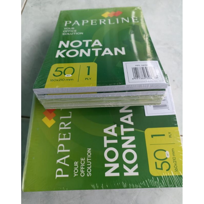 

1 Pak Nota Kontan Besar 1 PLY Paperline B1 (isi 10)