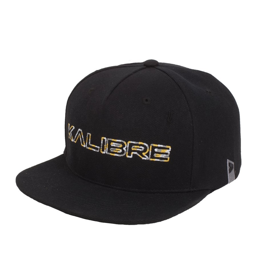 Topi Snapback Kalibre Warna Black Bordir Gaya kasual hip hop dan raper art 991967000