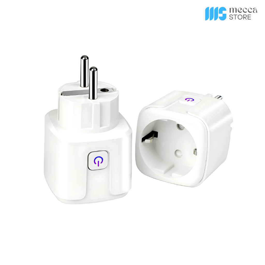 Steker Tuya Smart Plug WiFi EU Plug 16A Monitoring Function