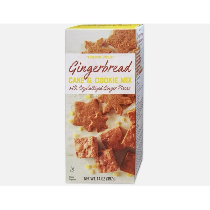 

Trader Joe's Baking GINGERBREAD Cake & Cookie Mix(397g)